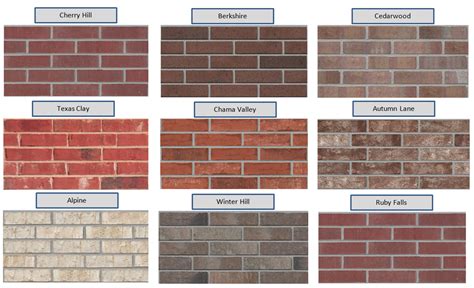 best metal colors to go with brick house|popular brick colors for homes.